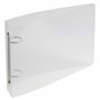 Exacompta - Réf. 51099E - Classeur semi-rigide PP Crystal - 2 anneaux ronds diamètre 25 mm-Dos 35 mm - Dimensions extér.: 16,5x2