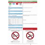 Exacompta - Réf. 67130E - 1 panneau d'affichages obligatoires du code du travail plastifié - Dimension du panneau : 40 x 60 cm