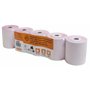 Exacompta - Réf. 40360E - Paquet de 5 bobines pour tickets de caisse 76x70 mm - 24m- 2 plis chimique (blanc/rose) autocopiant 57