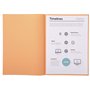 Exacompta - Réf. 850102E - Paquet de 100 sous-chemises SUPER 60 g/m2 aux couleurs pastel - sous chemises certifiées PEFC™ - dime