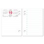 LECAS Bloc de bureau Classique Date à Gauche 2022 8.5x11.5 cm