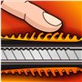 Maped – Cutter Ultimate 18 mm droitier – Cutter rétractable maîtrise et confort garantit 10 ans – Préhension soft - Noir et oran