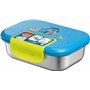MAPED Picnik - Boîte Repas Inox 900ml Raton Laveur - Ouverture Facile avec Clip Fluo - Hermétique et Durable - Base Inox - Netto