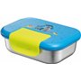 MAPED Picnik - Boîte Repas Inox 900ml Raton Laveur - Ouverture Facile avec Clip Fluo - Hermétique et Durable - Base Inox - Netto