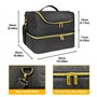 Organisateur de vernis à ongles Sac De Rangement De Vernis À Ongles, 60 Bouteilles, Kit De Soins De Maquillage Cosmétique Portab