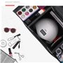 Organisateur de vernis à ongles Boîtes à cosmétiques professionnelles de grande capacité, Kit de Nail Art Portable à fermeture é