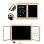 Tableau mural triptyque - JEUJURA - Ardoise craie