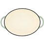 Cocotte - MENASTYL - 6020072 - Ronde - En fonte acier émaillé - Vert - 6,5 litres