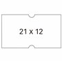Agipa 100911 Paquet de 6 rouleaux de 1000 étiquettes Blanc rectangulaire