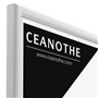 Ceanothe Cadre Photo 30x40 cm en Bois Blanc, pour Exposition et Idéal pour Affiche et A4, Collection Essentiel Verre Acrylique I