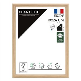 Ceanothe Cadre Photo 18x24 cm Bois Clair Naturel