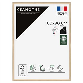 Ceanothe Cadre Photo 60x80 cm Bois Clair Naturel