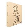 Ceanothe Album Photo 10x15 cm Pochette Parisienne 400 Photos 80 Pages - Beige Line Art et Pochettes - Classeur avec Anneaux Soli