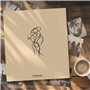 Ceanothe Album Photo 10x15 cm Pochette Parisienne 400 Photos 80 Pages - Beige Line Art et Pochettes - Classeur avec Anneaux Soli