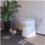 SANIPRO - WC Broyeur Intégré Setsan - Broyeur WC avec WC à Poser Inclus - Sans Réservoir de Chasse - 42 x 37 x 47 cm - Made in F