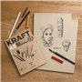8x21 cm 120g - Papier Double Face p