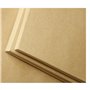 Clairefontaine 975814C Bloc Encollé Papier Kraft - 50 Feuilles Papier Kraft Vergé Brun A5 14,8x21 cm 120g - Papier Double Face p
