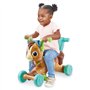 VTech - Joey, Mon Porteur Trotti-Magique 5 en 1, Trotteur Pousseur Bébé, Porteur Évolutif, Jouet d'Activité et de Développement 