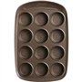 Moule a muffin - PYREX - 1452002 - En acier carbonne - Antiadhésif - 12 trous