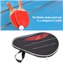 VGEBY SUNGOOYUE Pong Paddle Case ¨¦tanche Tennis De Table Raquette Sac Housse Housse De Rangement pour 2 Pong Raquettes Balles