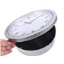 Elprico Horloge sûre, cachée secrète horloge murale coffre-fort boîte de rangement pour argent cachette bijoux objets de valeur 