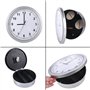 Elprico Horloge sûre, cachée secrète horloge murale coffre-fort boîte de rangement pour argent cachette bijoux objets de valeur 