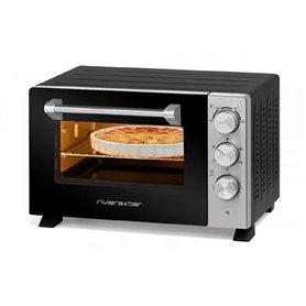 riviera&bar - Four Électrique Posable à Parois Tempérées QFR210-5 Modes de Cuisson