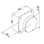 OPERA - Contreplaque fixe acier - OPERA - 01800Z