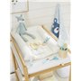 VERTBAUDET Matelas à Langer Lionceau Blanc imprimé TU