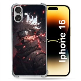 Cokitec Coque Renforcée pour Apple Iphone 16 Manga Naruto Kakashi Dark