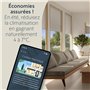 Somfy 1871307 - Suntéis io - Capteur d’ensoleillement et de température extérieure - Compatible Tahoma Switch - Automatise les v