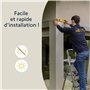 Somfy 1871307 - Suntéis io - Capteur d’ensoleillement et de température extérieure - Compatible Tahoma Switch - Automatise les v