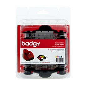 Evolis Ribbon & Cleaning Kit badgy 100p