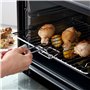 HOMCOM Mini four 1600 W 32 L - thermostat 230°C max - minuteur 60 min - 3 modes de cuisson - 4 accessoires inclus - acier inox. 