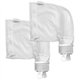 PHONILLICO Lot 2 Sacs pour Polaris 280/480 - Filtre Robot Nettoyeur Piscine Filet Rechange K13/K16 Sac à Limon avec Fermeture Zi