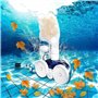 PHONILLICO Lot 2 Sacs pour Polaris 280/480 - Filtre Robot Nettoyeur Piscine Filet Rechange K13/K16 Sac à Limon avec Fermeture Zi