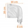 PHONILLICO Lot 2 Sacs pour Polaris 280/480 - Filtre Robot Nettoyeur Piscine Filet Rechange K13/K16 Sac à Limon avec Fermeture Zi