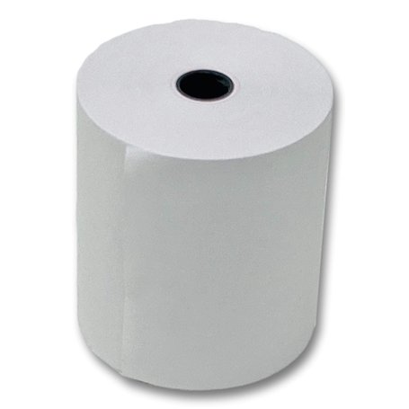 Lot de 20 Bobines pour caisse enregistreuse papier blanc - Dimensions : 76 x 70 x 12 mm NON THERMIQUE papier offset 1 plis élect
