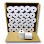 Lot de 20 Bobines pour caisse enregistreuse papier blanc - Dimensions : 76 x 70 x 12 mm NON THERMIQUE papier offset 1 plis élect