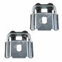 2 loquets de porte arrière compatible pour Master 2, Movano A, Interstar (1997-2010) crochet de porte battante arrière – HAUT et