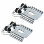 2 loquets de porte arrière compatible pour Master 2, Movano A, Interstar (1997-2010) crochet de porte battante arrière – HAUT et