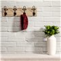 HOME DECO FACTORY - HD4432 - Portemanteau Mural 4 Crochets Métalliques Mobilier Meuble Portant Vêtements