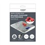 Cook Concept KU6610 Balance culinaire électronique Digitale rectangulaire 5kg INOX Gris H1,8 x 14 x 18 cm