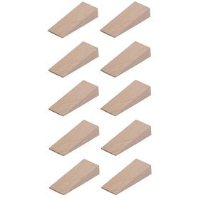 cyclingcolors 10x cale en bois universelle 55mm x 20mm x 12mm meuble porte calage ajustement table armoire cuisine