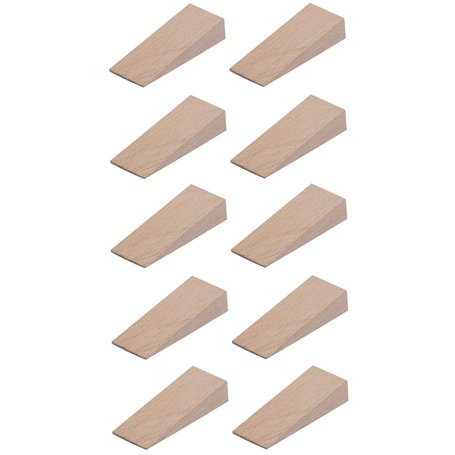 cyclingcolors 10x cale en bois universelle 55mm x 20mm x 12mm meuble porte calage ajustement table armoire cuisine