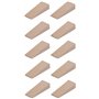 cyclingcolors 10x cale en bois universelle 55mm x 20mm x 12mm meuble porte calage ajustement table armoire cuisine