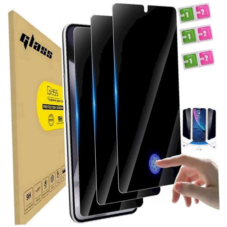 AILIKA Protection avancée pour Compatible avec Samsung galaxy S25 5G – Verres trempés anti-espion 30° | Kit complet avec accesso