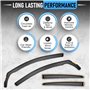 XPHONG Deflecteur Vitre Voiture pour Suzuki Vitara MK4-LY 2015-2025,Deflecteur Air Fenêtre,Protection Soleil&Pluie-Inst,Accessoi