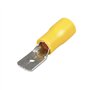OROK - Coffret de 18 cosses électriques pour Voiture - Lot de 18 cosses Plate mâle - 2.8 à 6.3mm - Rouge, Bleu, Jaune - Compatib