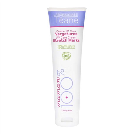 Téane - Crème 1er Soin Vergetures certifiée BIO - crème anti-vergetures naturelle pour la grossesse - compatible grossesse et al